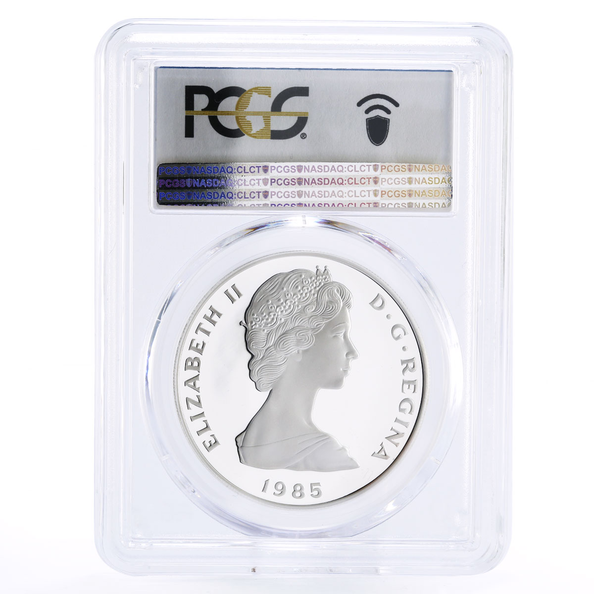 Turks and Caicos Islands 10 crowns Decade for Women PR70 PCGS silver coin 1985