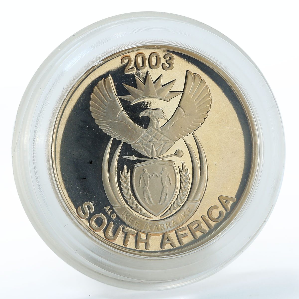 South Africa set 4 coins Wildlife Series The Rhino proof silver coin 2003