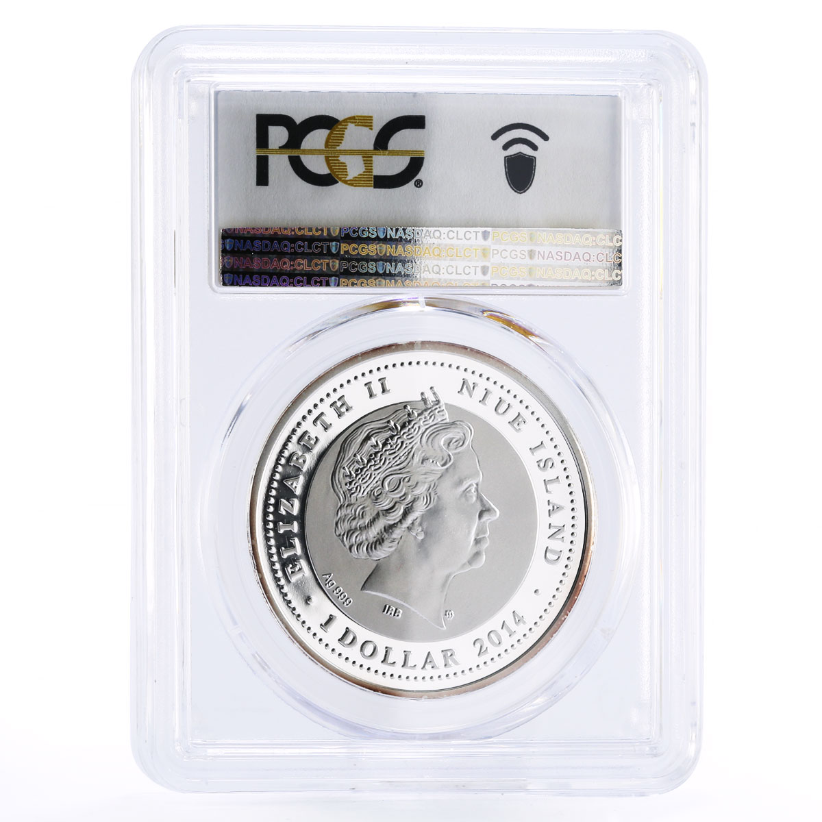 Niue 1 dollar Endangered Wildlife Mountain Gorilla PR70 PCGS silver coin 2014