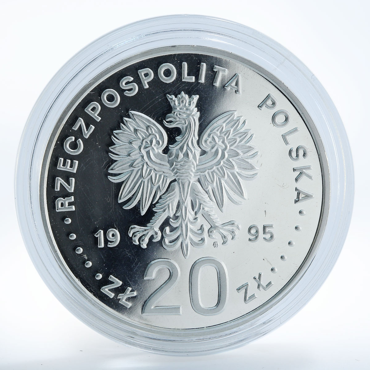 Poland 20 PLN 500 years of Plock silver coin 1995