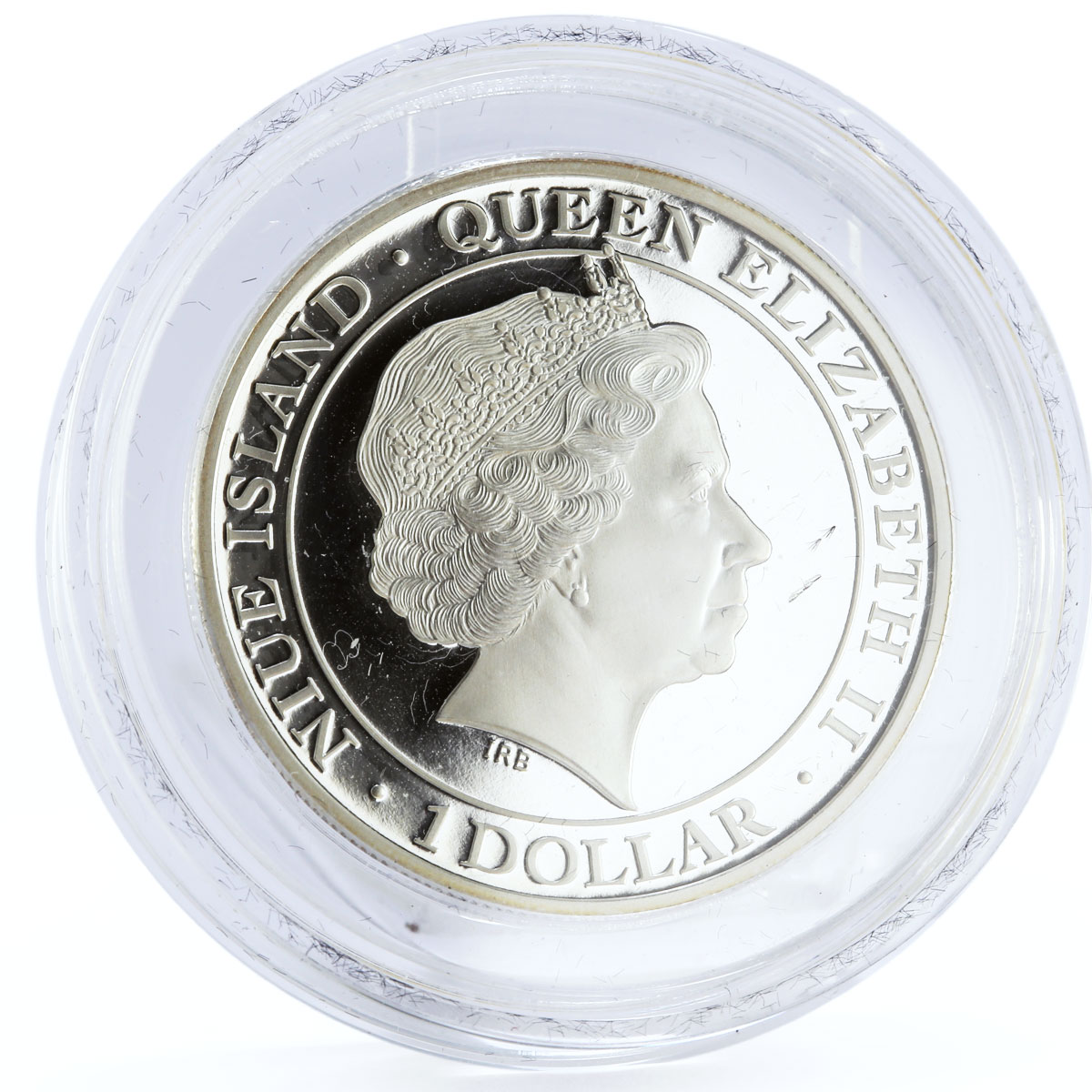 Niue 1 dollar Baltic Gold Treasures The Emblem of Sun proof silver coin 2016