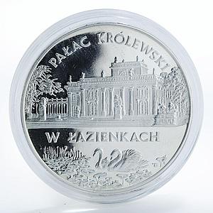 Poland 20 PLN Royal Palace in Lazinki silver coin 1995