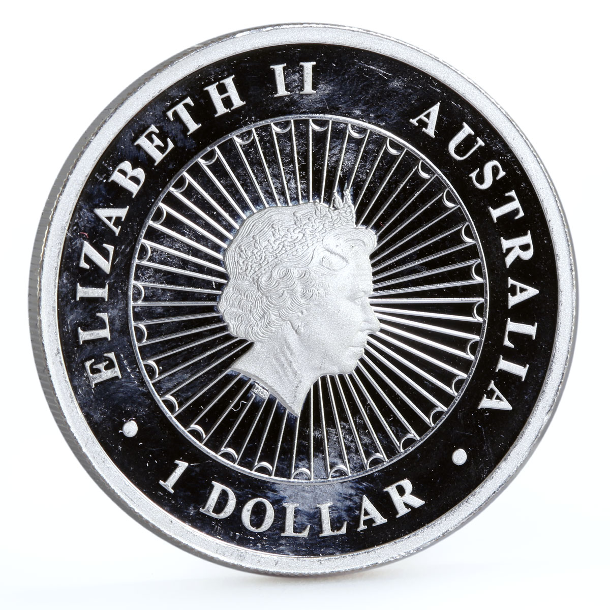 Australia 1 dollar Australian Opal series The Koala Fauna silver coin 2012