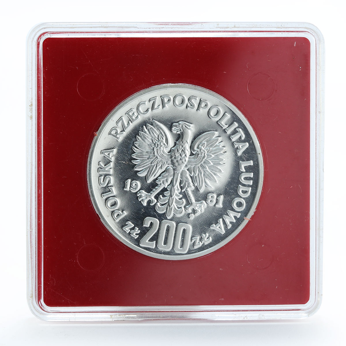 Poland 200 PLN Vladislav I Herman 1079-1102 silver coin 1981