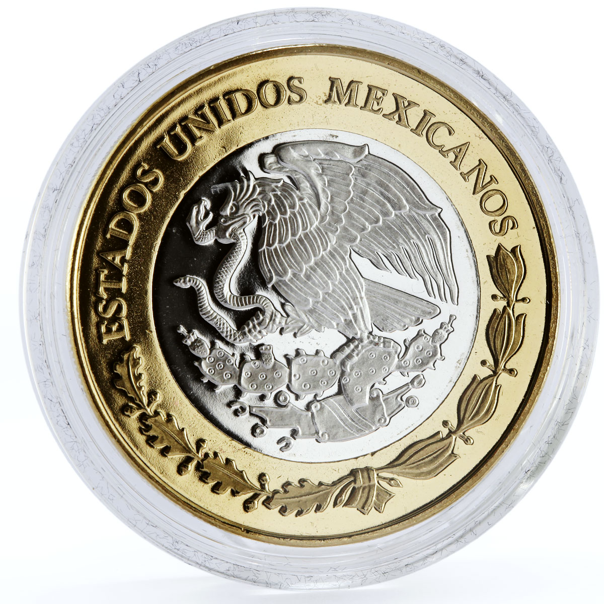 Mexico 100 pesos Numismatic Heritage 1804 8 Reales bimetal coin 2012
