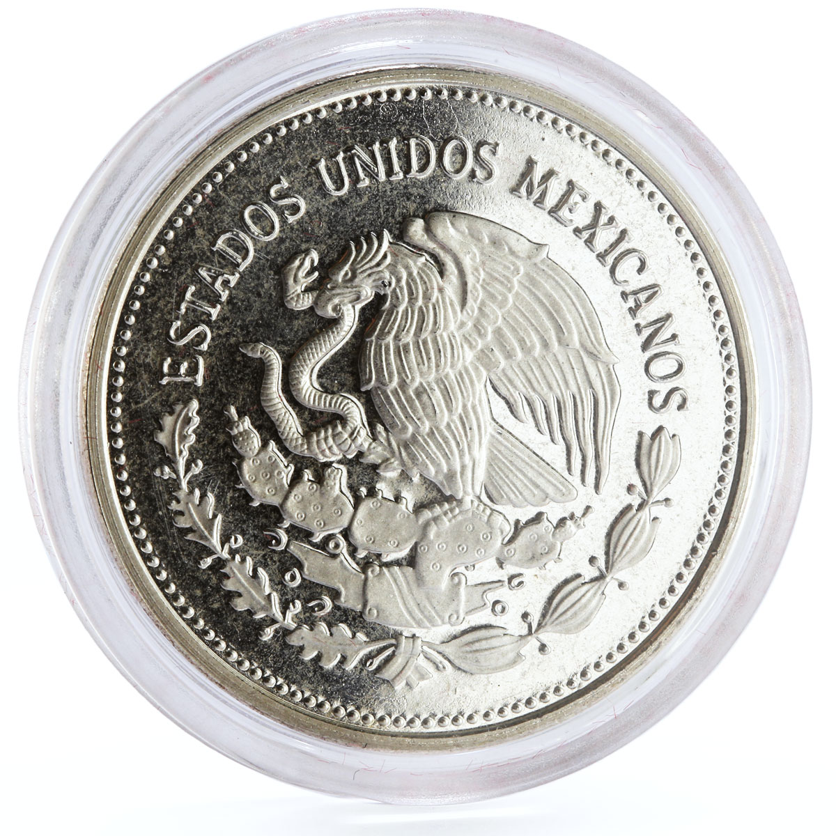 Mexico 500 pesos 75th Anniversary of 1910 Revolution proof silver coin 1985