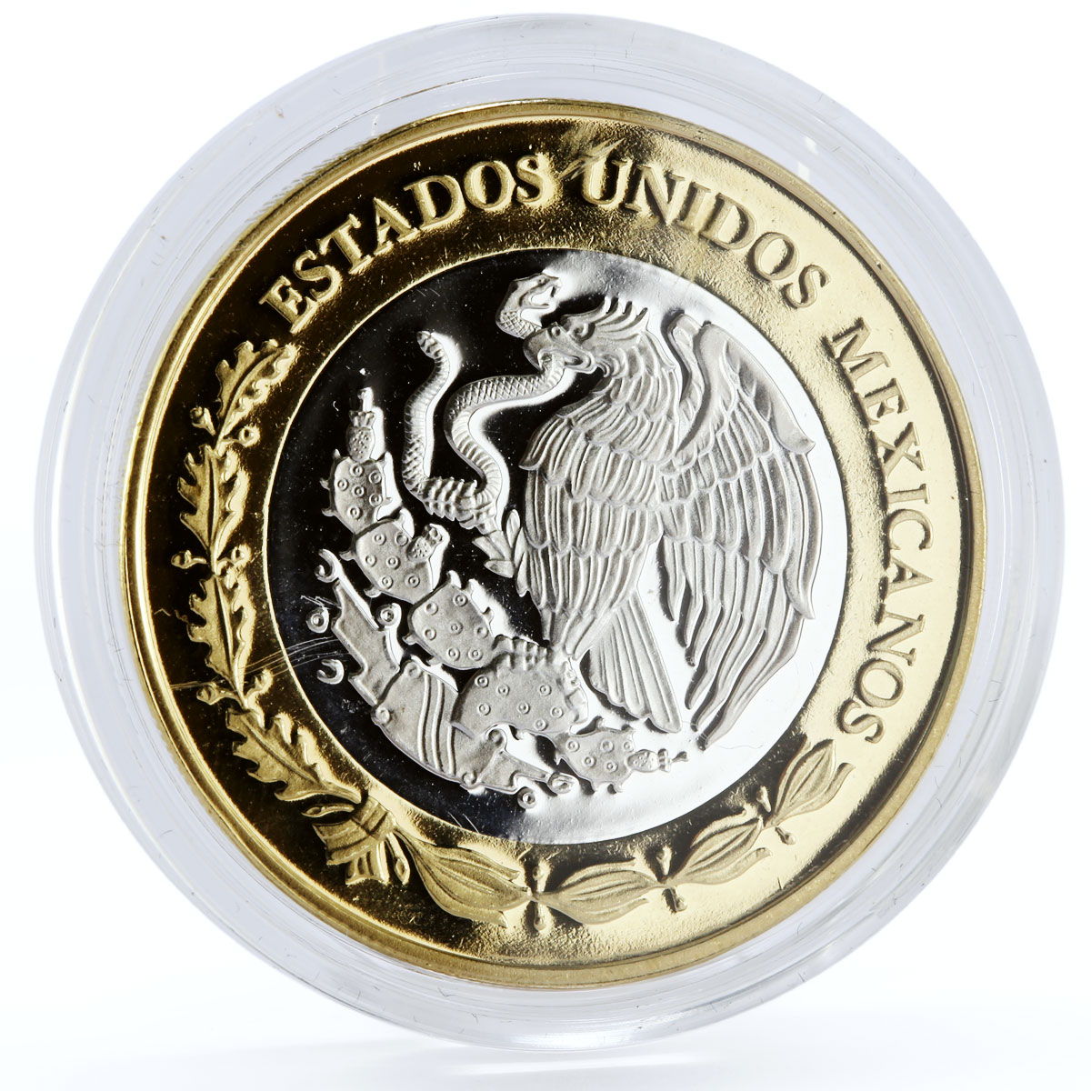 Mexico 100 pesos Numismatic Heritage Justice Coin bimetal coin 2013