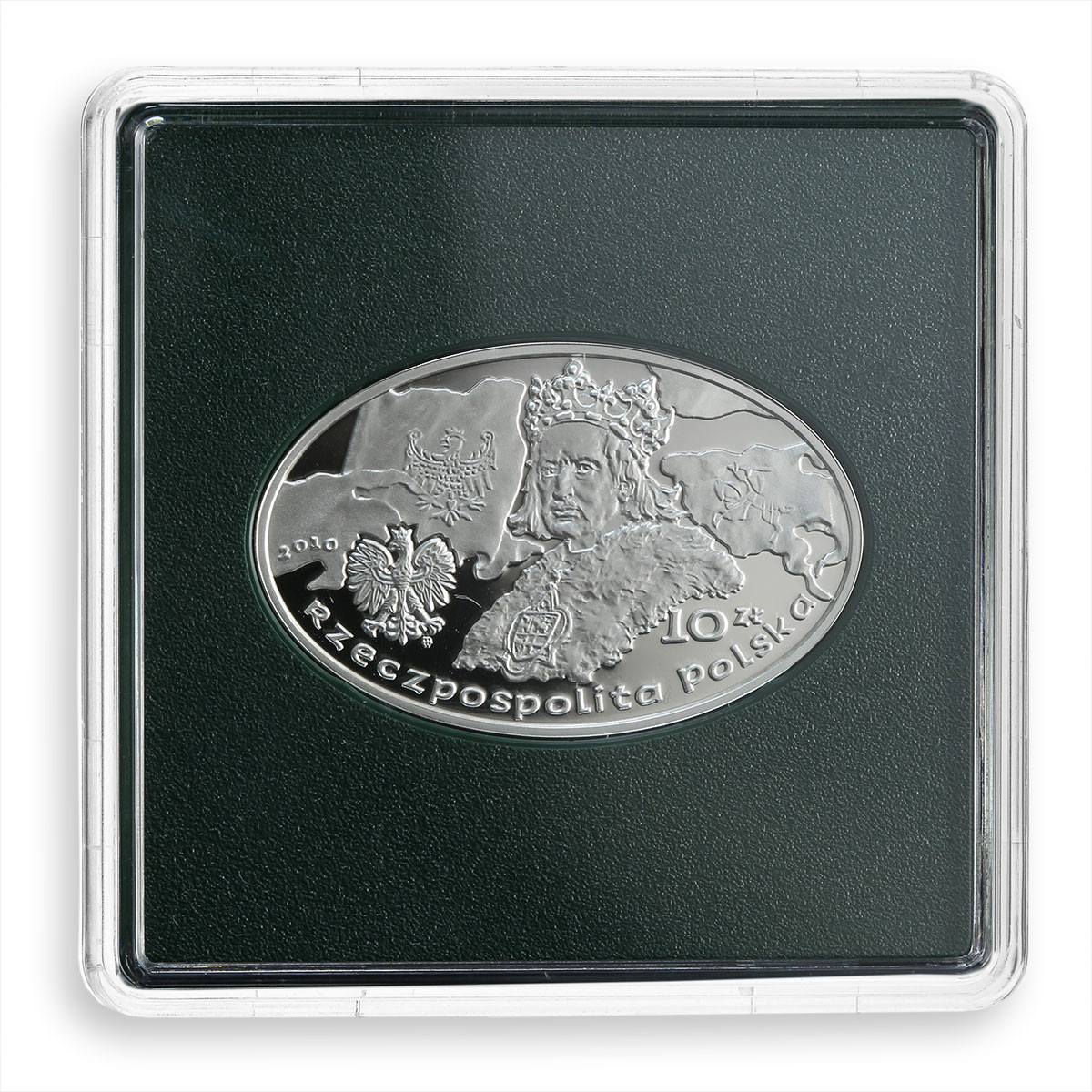 Poland, 10 PLN, the Battle of Grunwald, warrior, silver coin, 2010