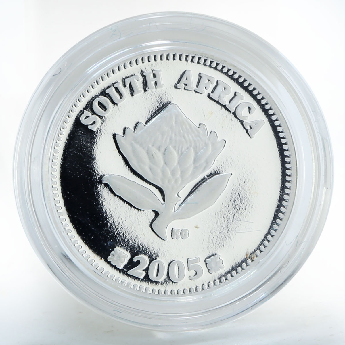 South Africa set 2 coins Birds Series The African Vultures proof silver 2005