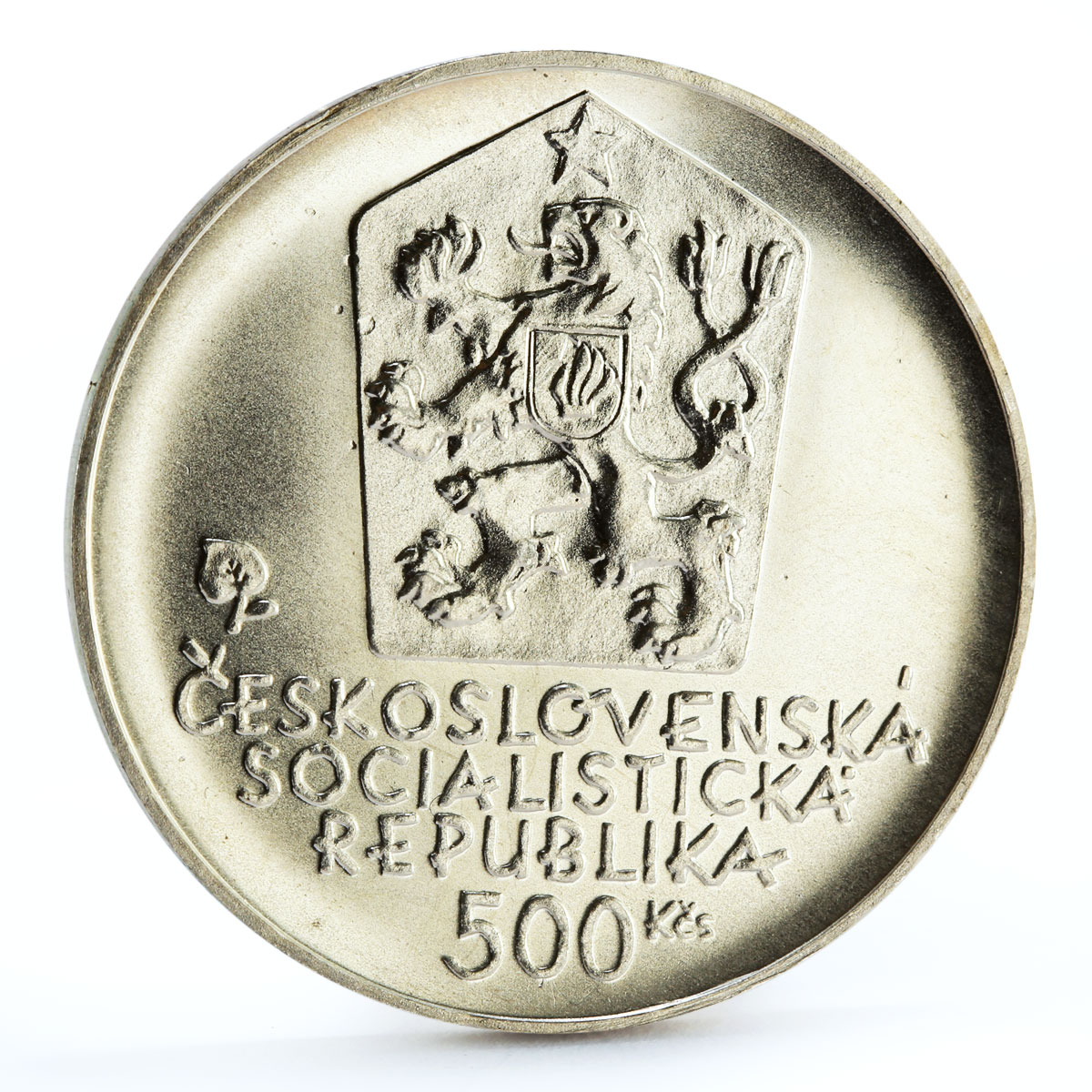 Czechoslovakia 500 korun Birthday of Composer Ludovit Stur silver coin 1981