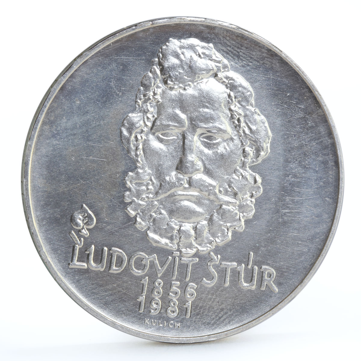 Czechoslovakia 500 korun Birthday of Composer Ludovit Stur silver coin 1981