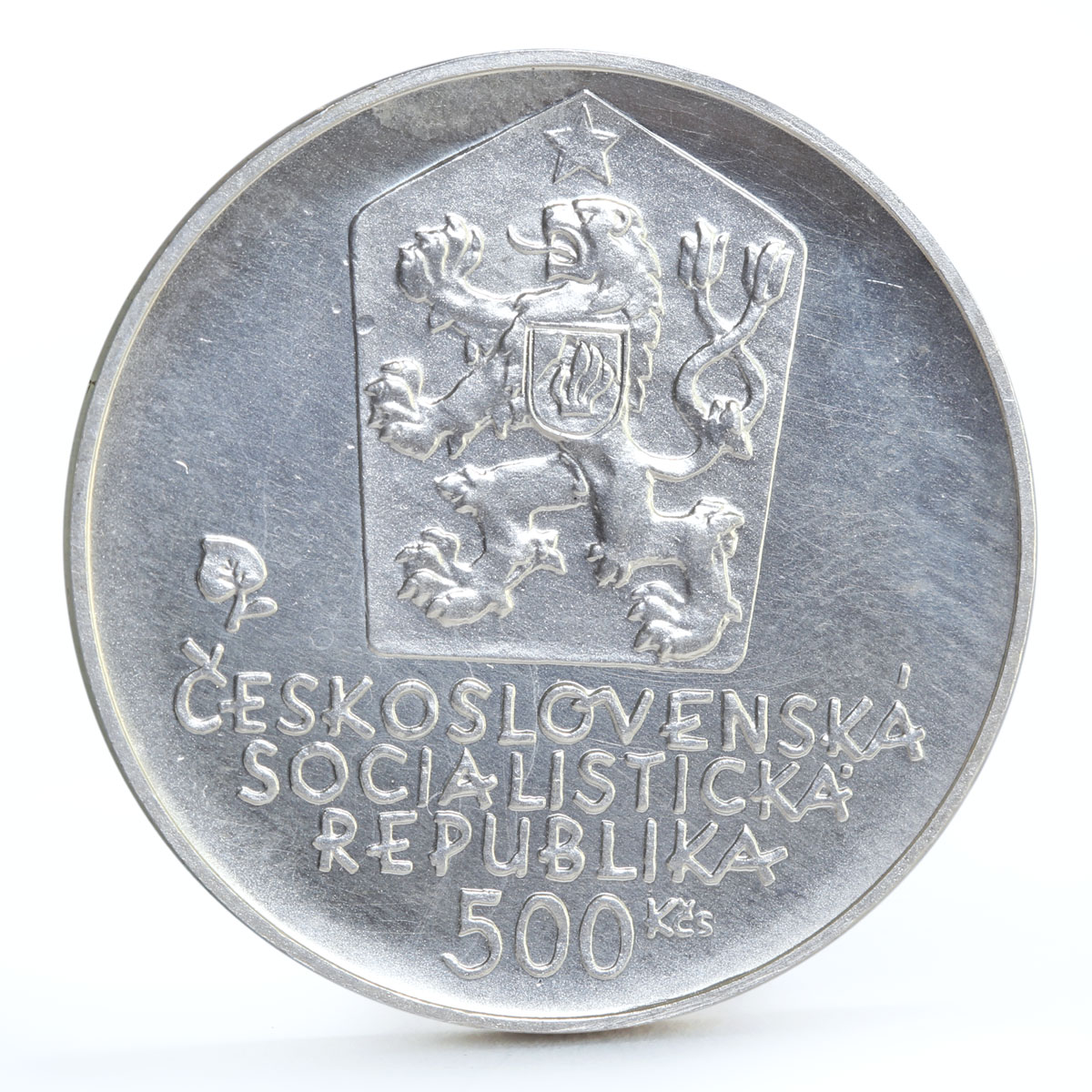 Czechoslovakia 500 korun Birthday of Composer Ludovit Stur silver coin 1981