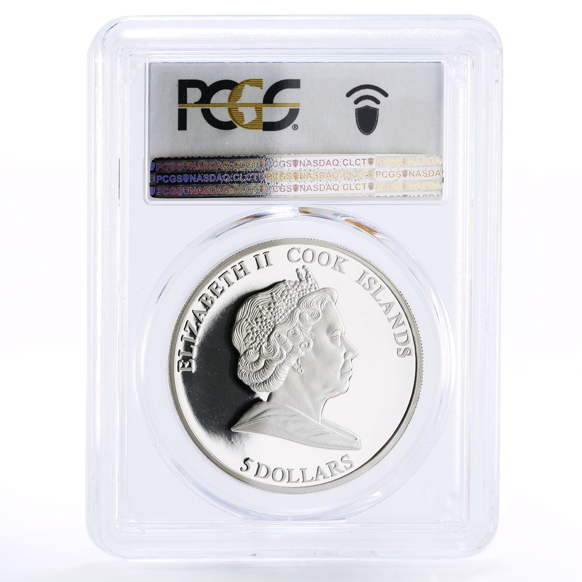 Cook Islands 5 dollars Mother of God Cathedral PR70 PCGS silver coin 2008