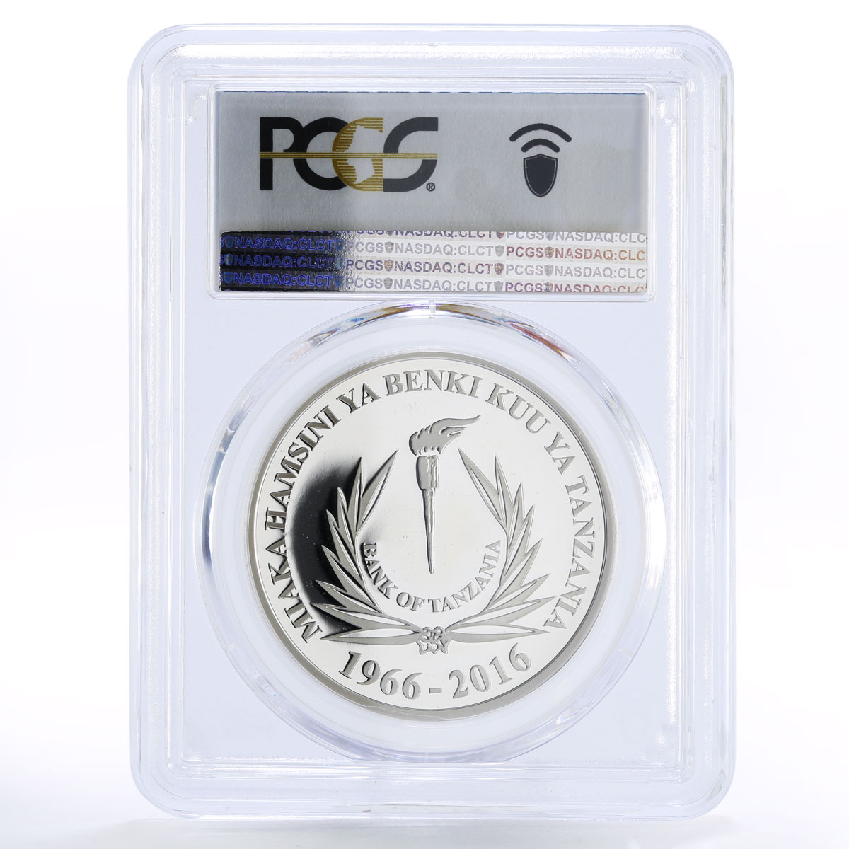 Tanzania 50000 shillings Central Bank Building PR69 PCGS silver coin 2016