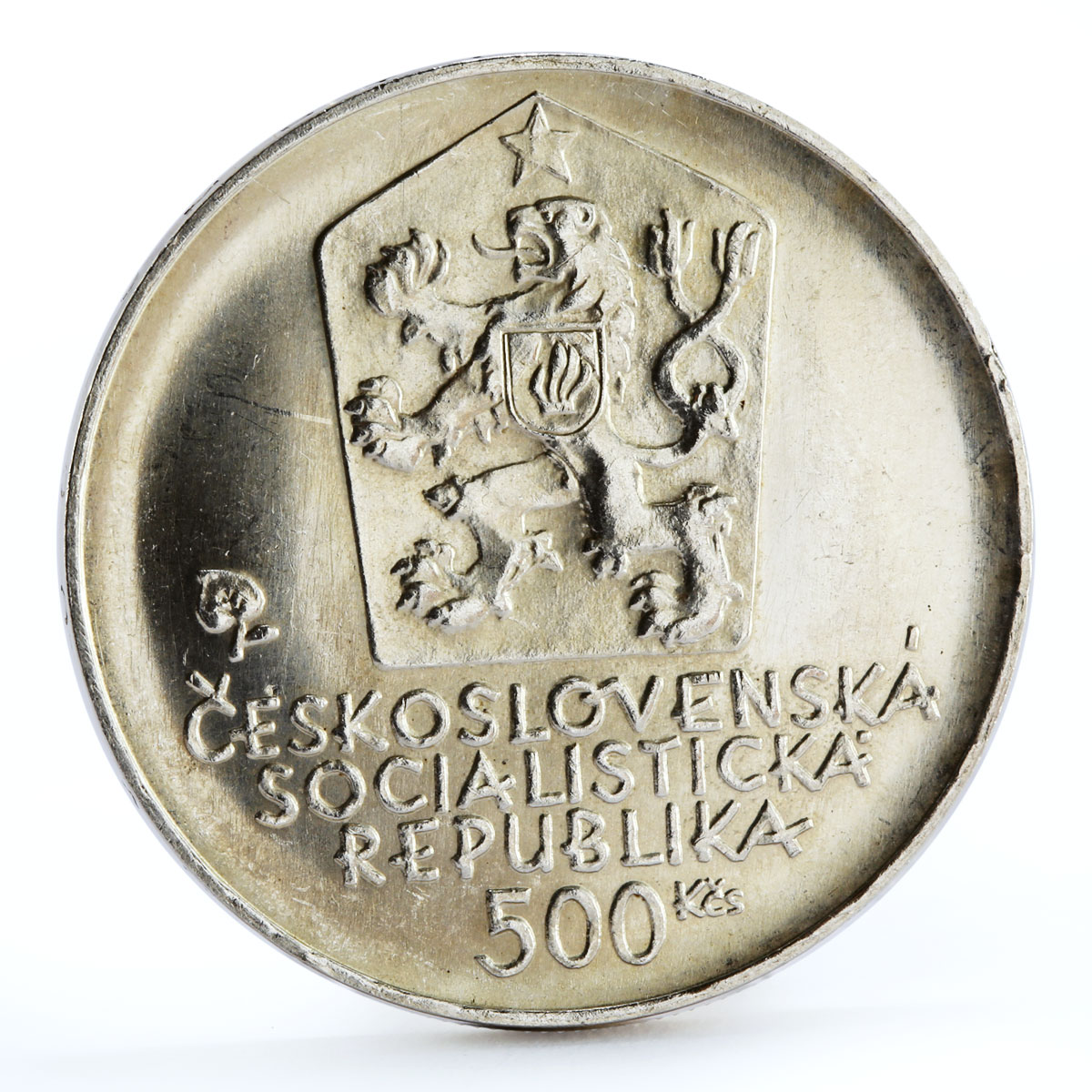 Czechoslovakia 500 korun Birthday of Composer Ludovit Stur silver coin 1981