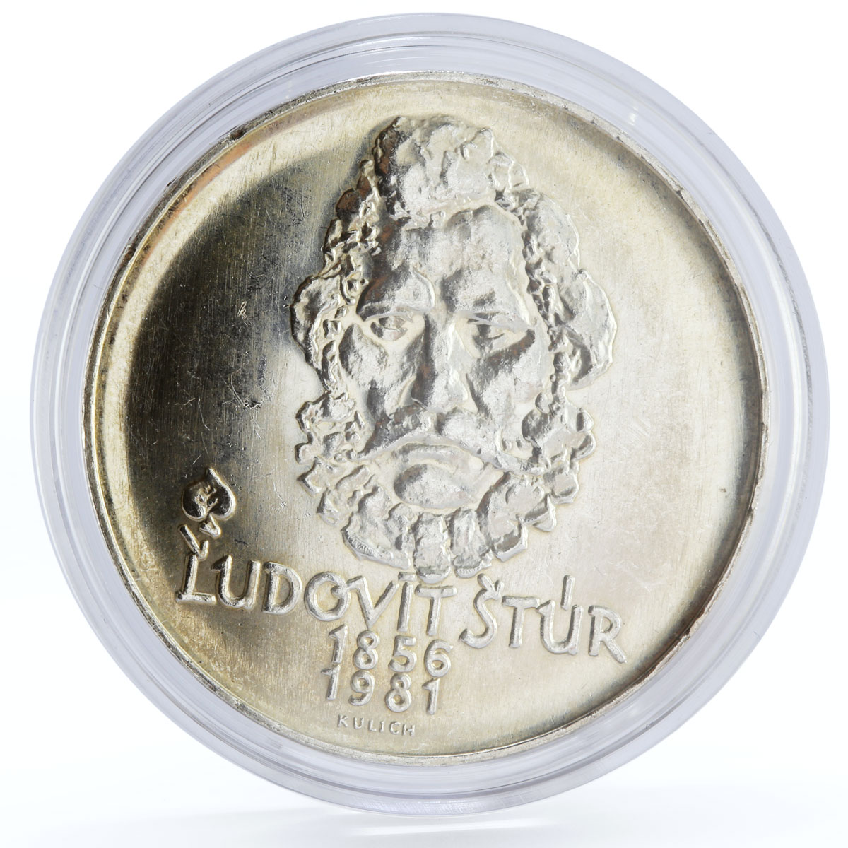 Czechoslovakia 500 korun Birthday of Composer Ludovit Stur silver coin 1981