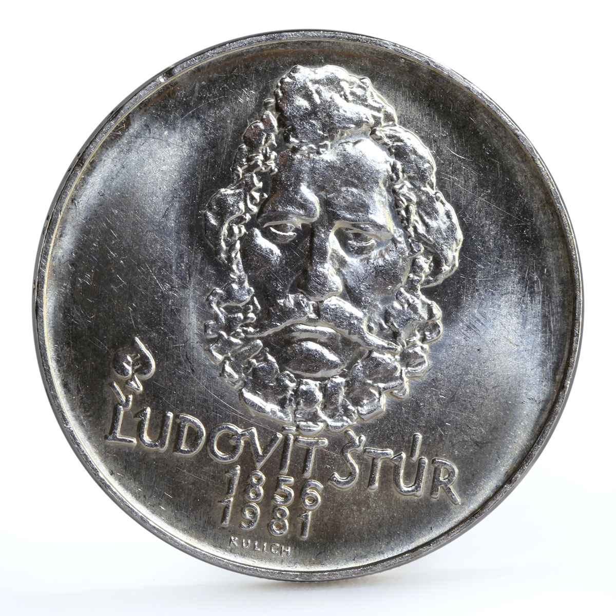 Czechoslovakia 500 korun Birthday of Composer Ludovit Stur silver coin 1981