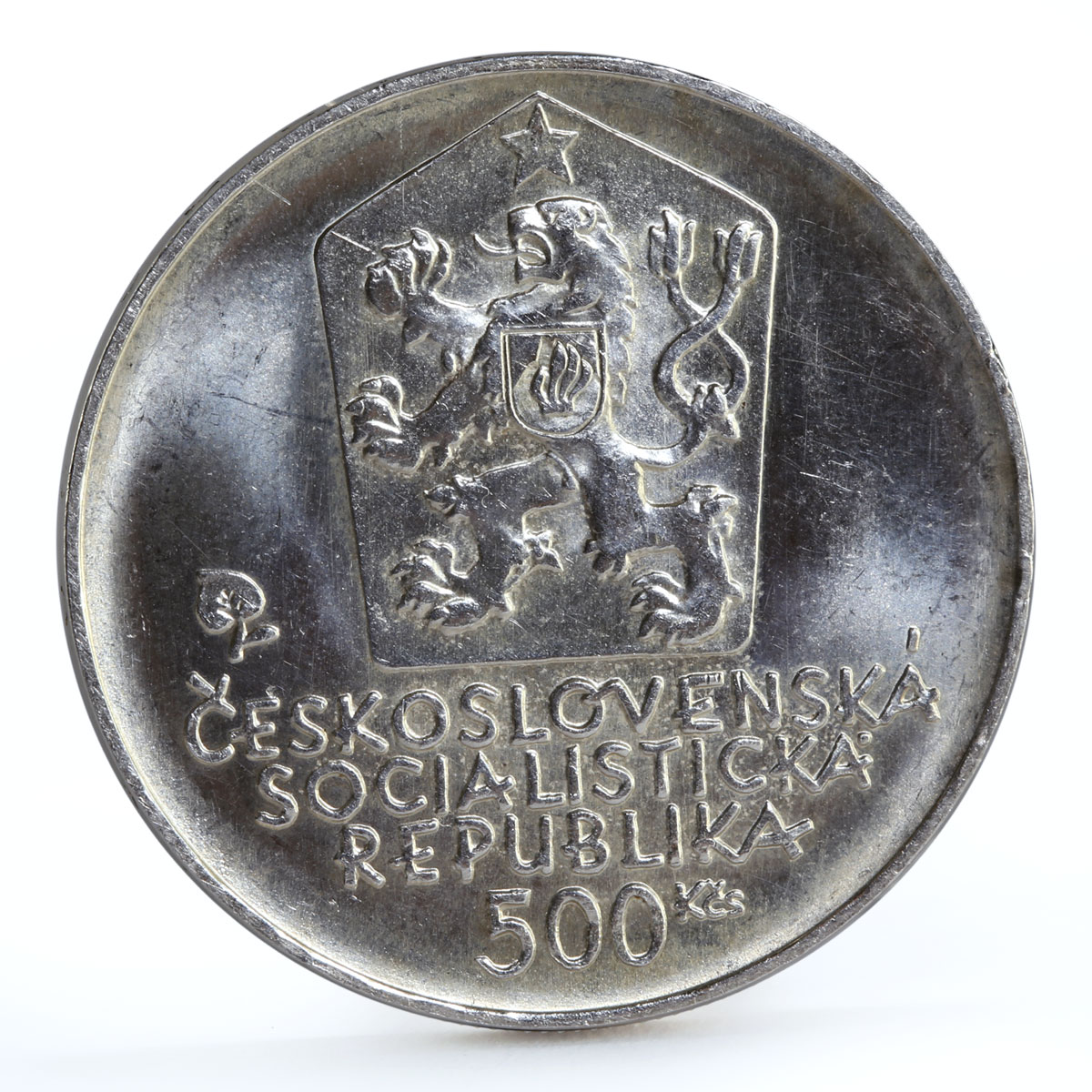 Czechoslovakia 500 korun Birthday of Composer Ludovit Stur silver coin 1981