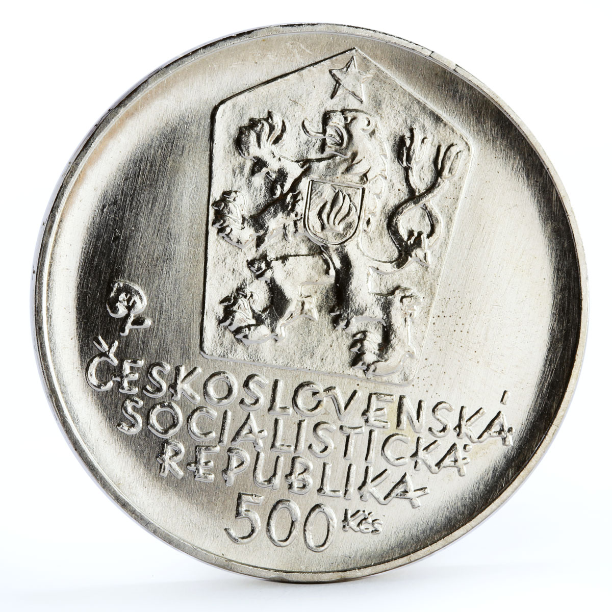Czechoslovakia 500 korun Birthday of Composer Ludovit Stur silver coin 1981