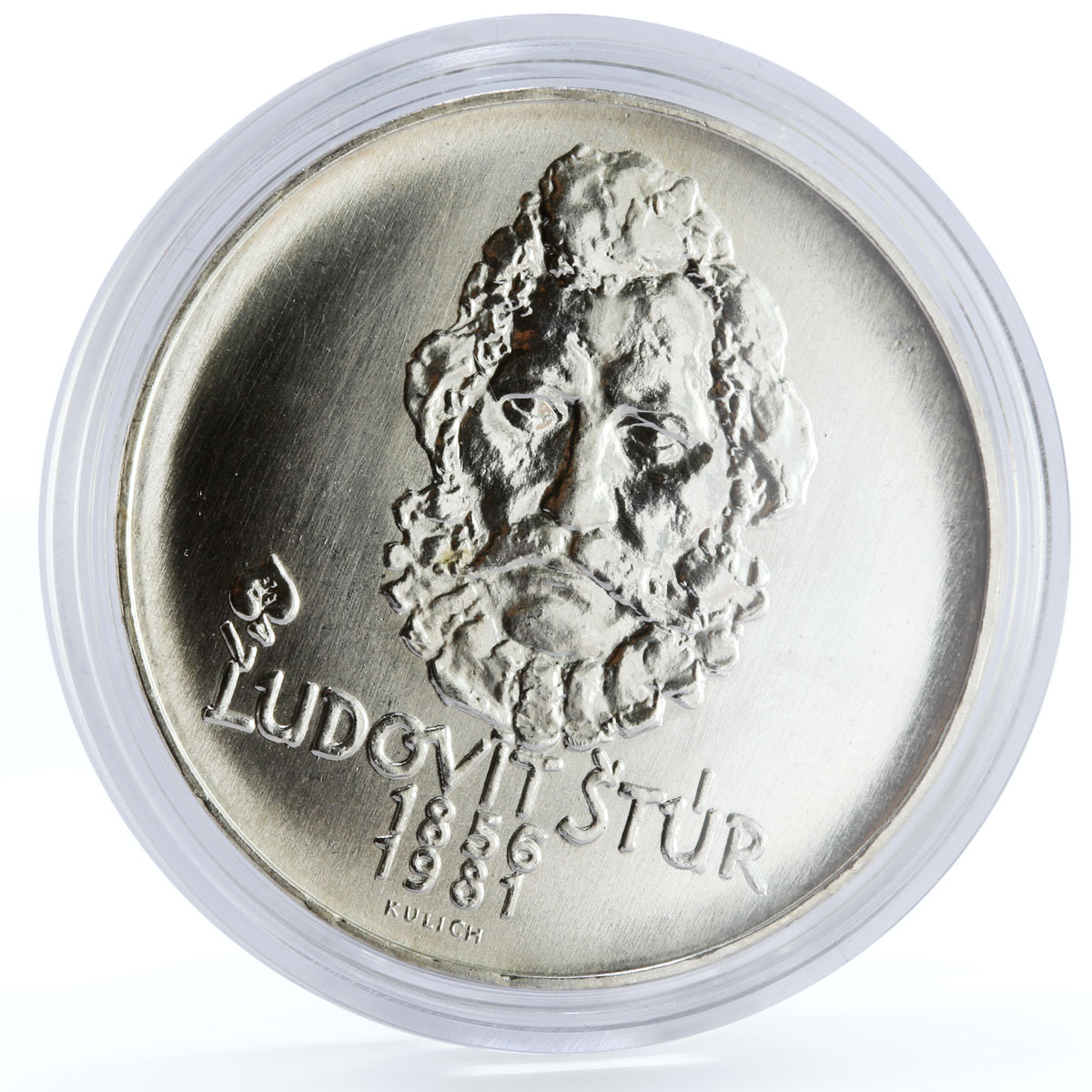 Czechoslovakia 500 korun Birthday of Composer Ludovit Stur silver coin 1981