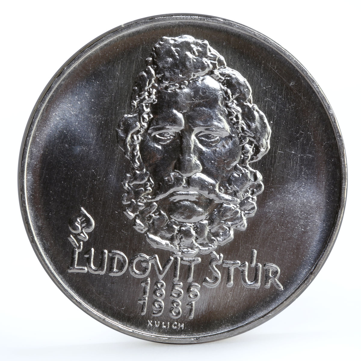 Czechoslovakia 500 korun Birthday of Composer Ludovit Stur silver coin 1981
