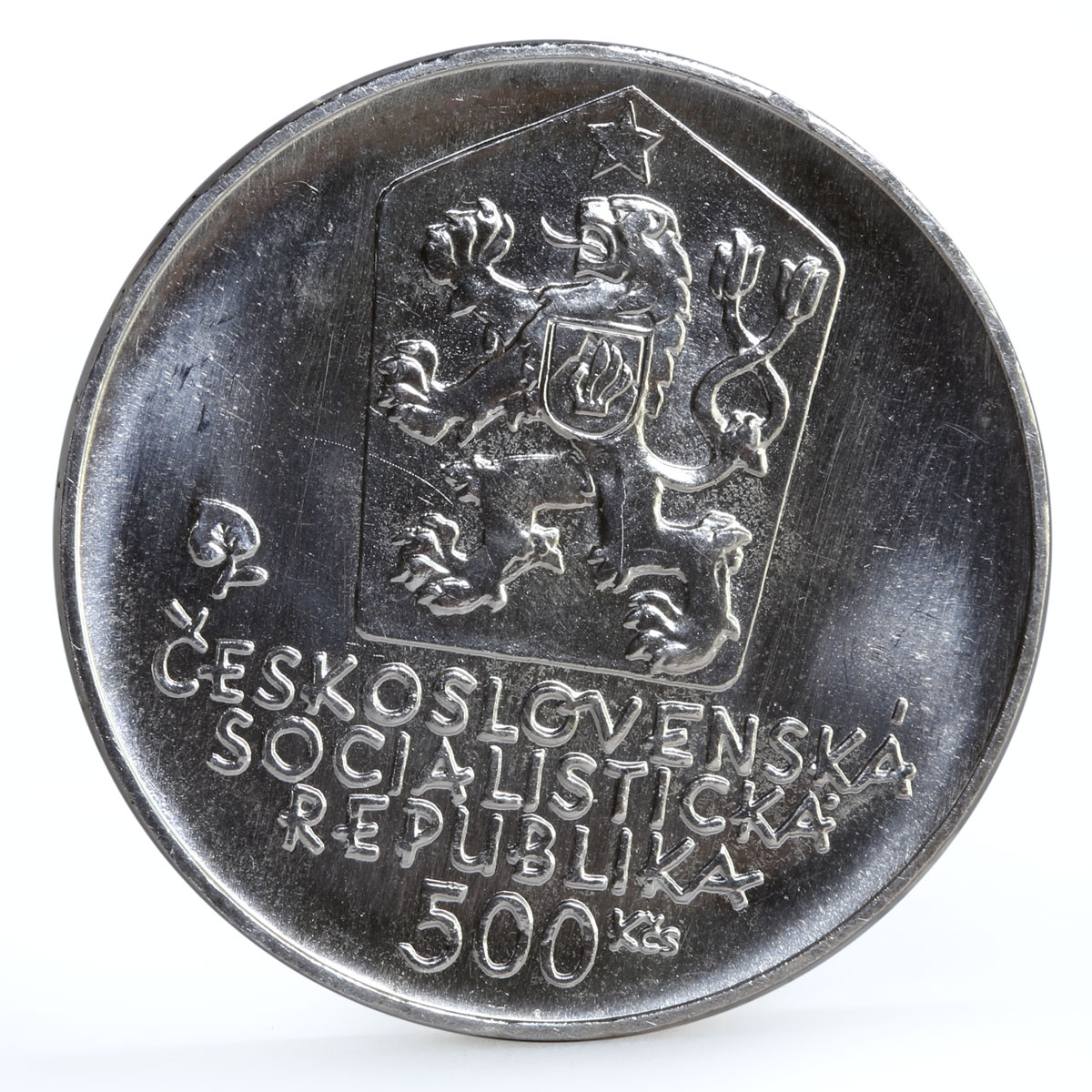 Czechoslovakia 500 korun Birthday of Composer Ludovit Stur silver coin 1981