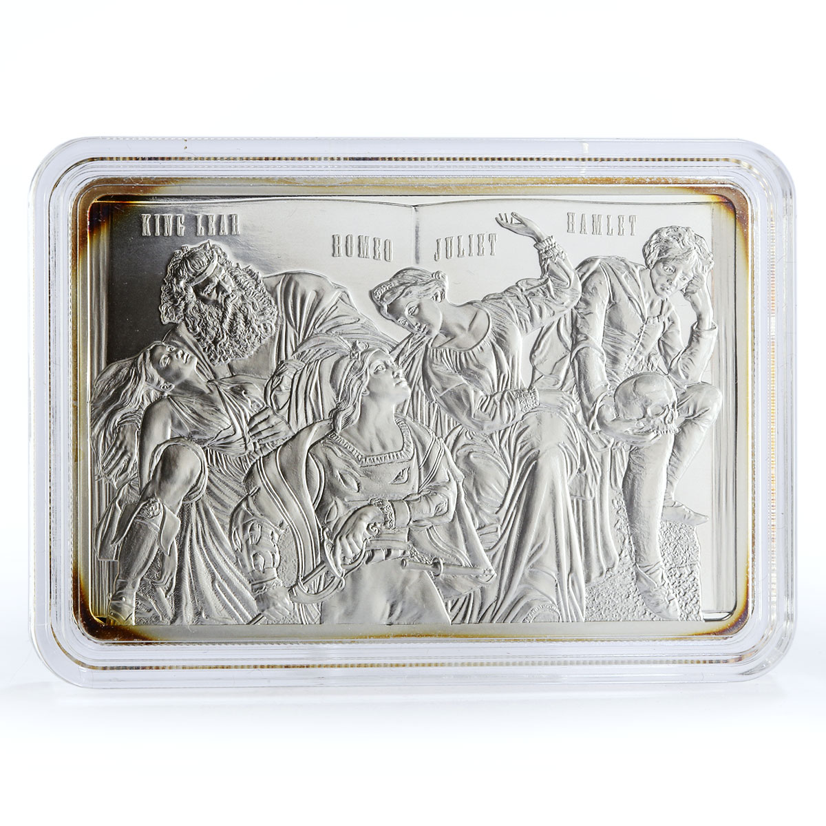 Niue 2 dollars 450 Years of William Shakespeare colored proof silver coin 2014