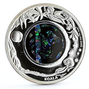 Australia 1 dollar Treasures Australian Opal Koala Fauna proof silver coin 2012