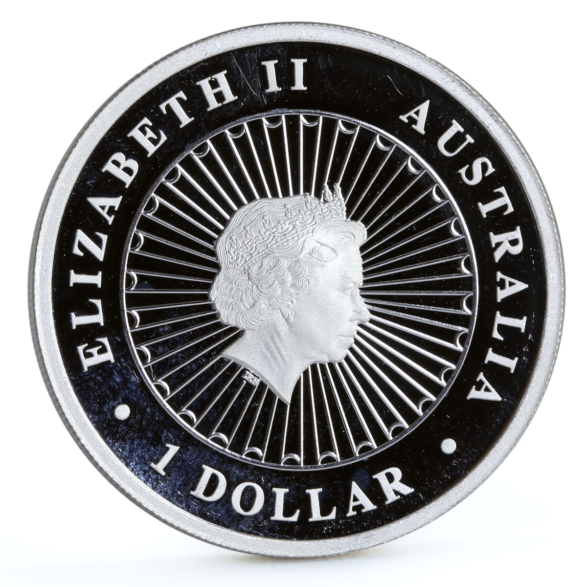 Australia 1 dollar Australian Opal series The Koala Fauna silver coin 2012