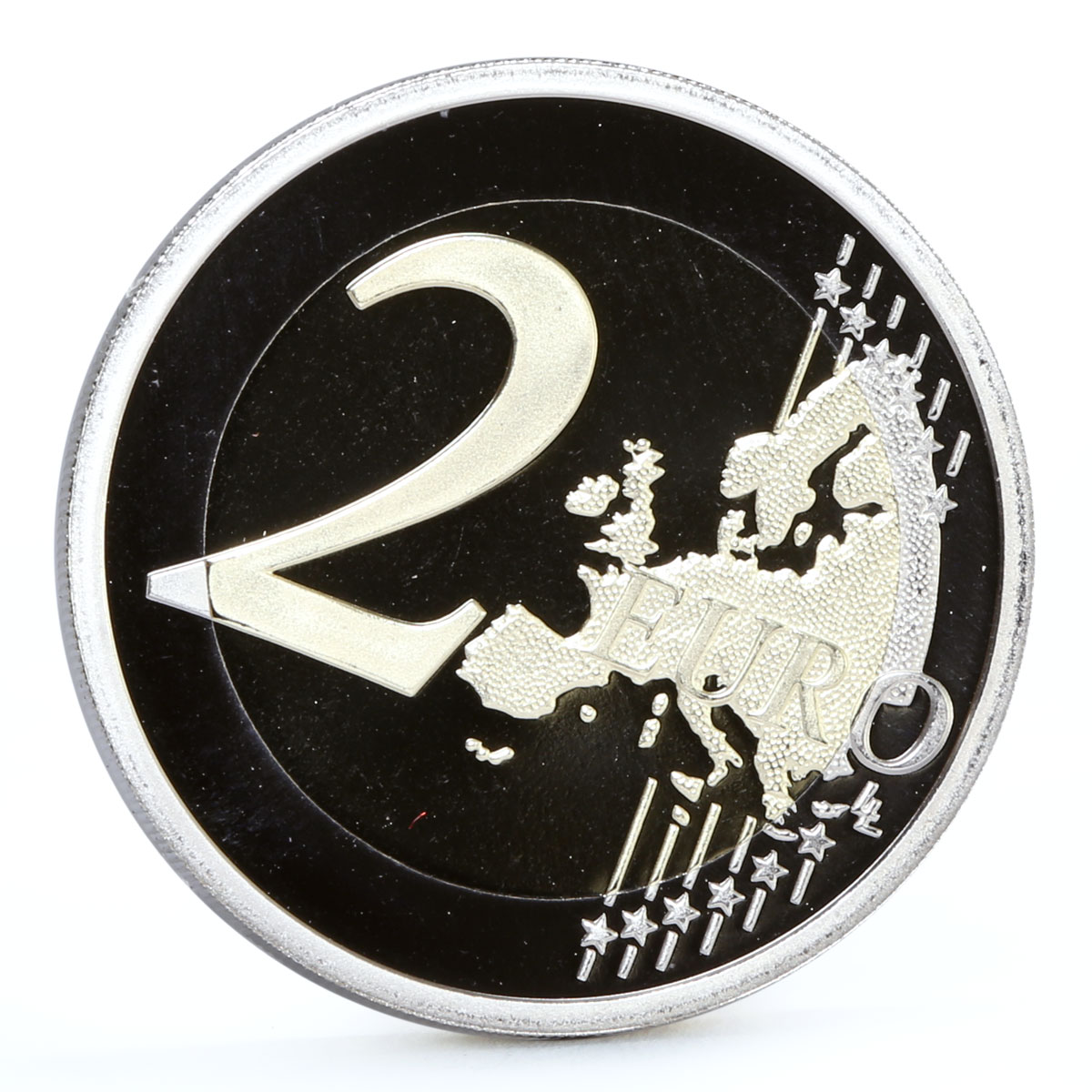 Monaco 2 euro Accession to the United Nations Dove Bird proof CuNi coin 2013