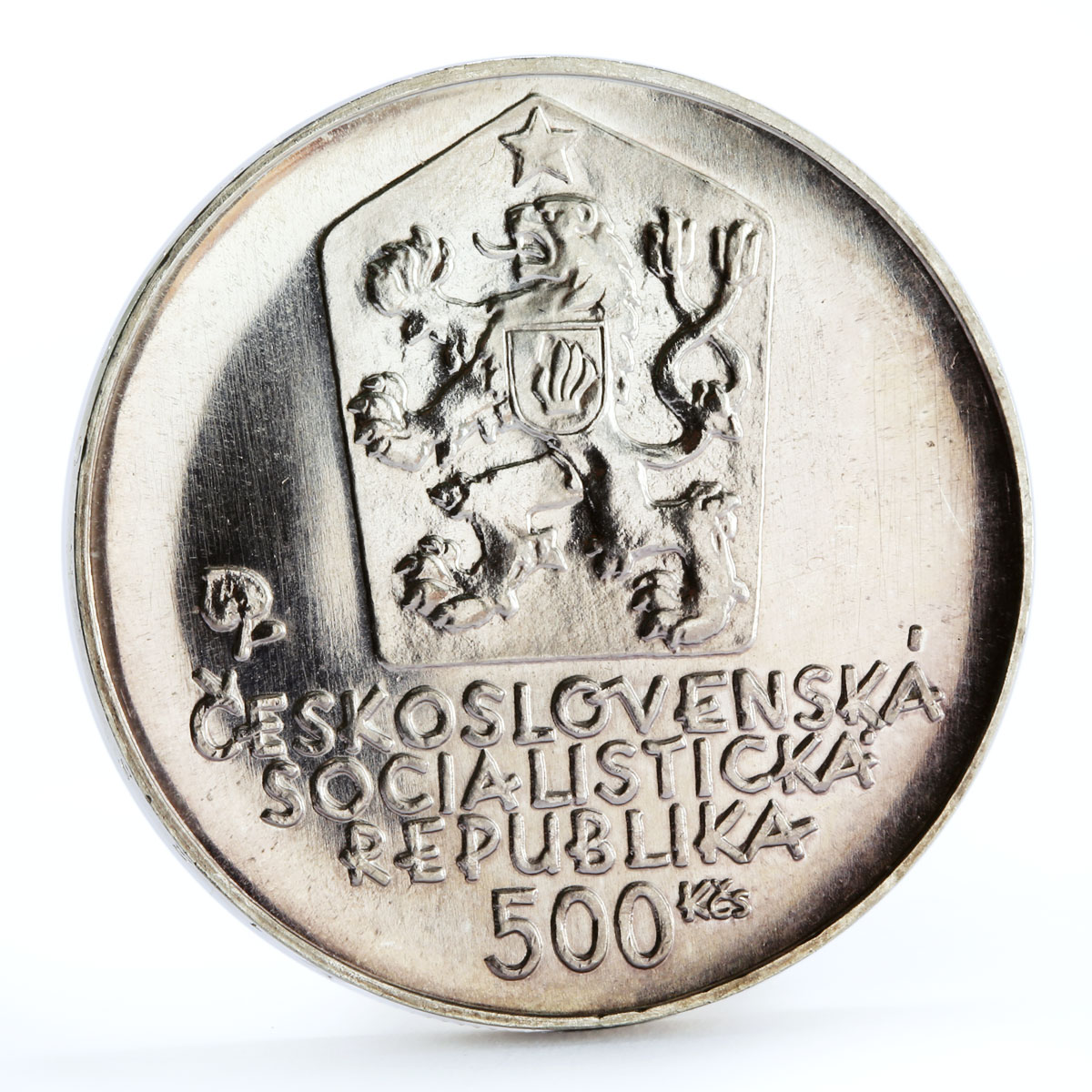 Czechoslovakia 500 korun Birthday of Composer Ludovit Stur silver coin 1981