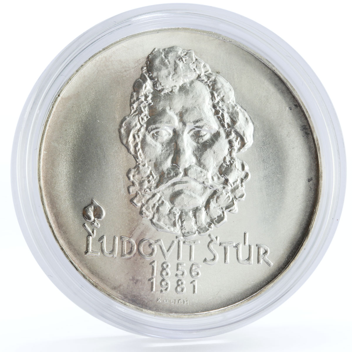 Czechoslovakia 500 korun Birthday of Composer Ludovit Stur silver coin 1981
