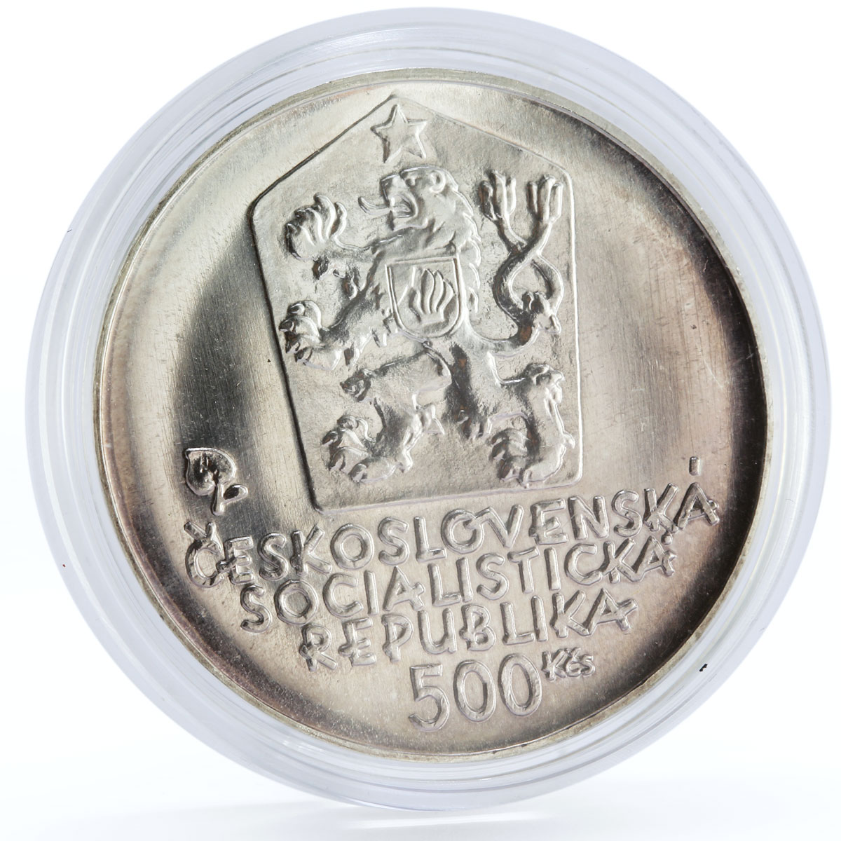Czechoslovakia 500 korun Birthday of Composer Ludovit Stur silver coin 1981
