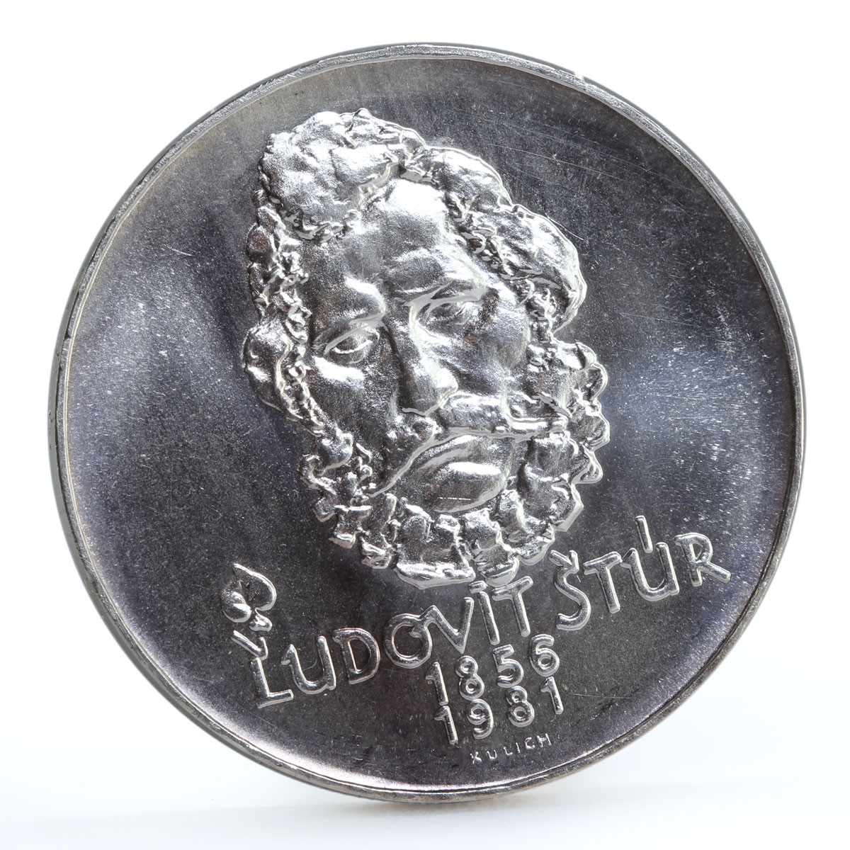 Czechoslovakia 500 korun Birthday of Composer Ludovit Stur silver coin 1981