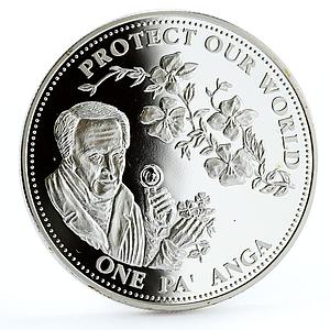 Tonga 1 paanga Protect Our World Alexander von Humboldt proof silver coin 1993