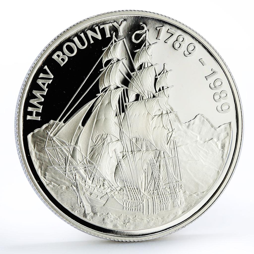 Pitcairn Island 1 dollar 200 Years to HMAV Bounty Ship Clipper