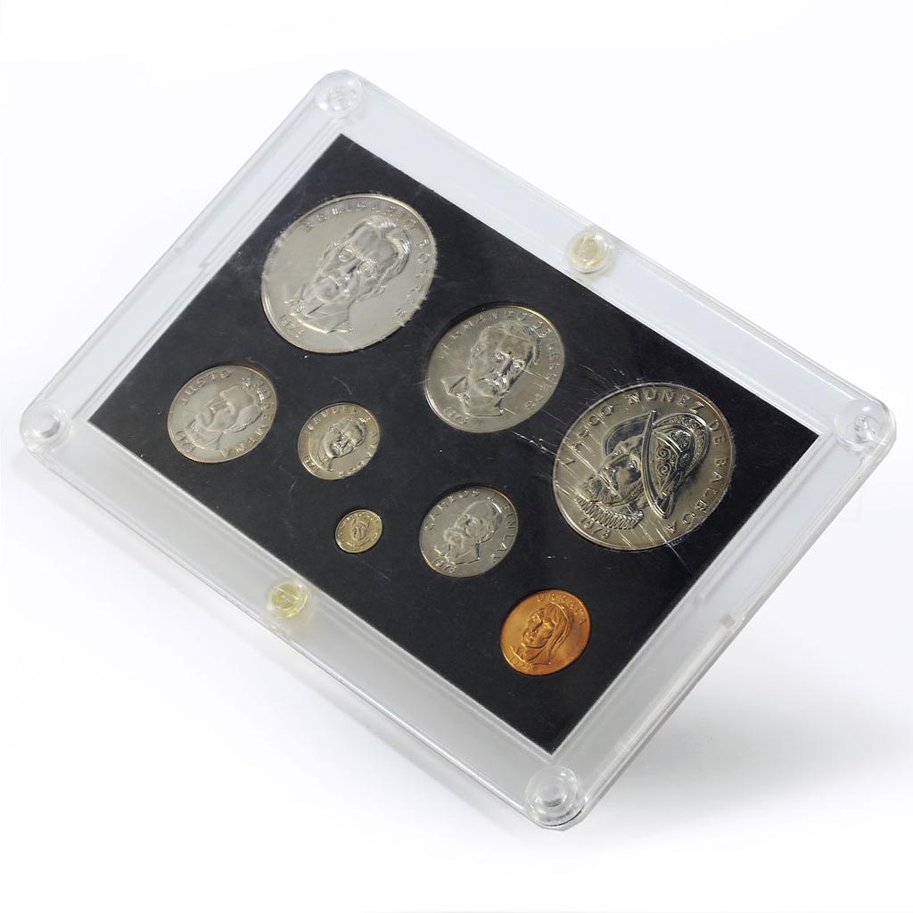 Panama set of 8 coins Regular Coinage 75th Anniversary CuNi coins 1978 ...