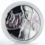 Tuvalu set 5 coins Famous Ballets colored proof silver coin 2010