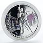 Tuvalu set 5 coins Famous Ballets colored proof silver coin 2010