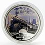 Niue set 4 coins Famous Express Trains proof colored silver 2010