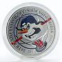 Niue 1 dollar Hockey Club Sibir colored silver coin 2013