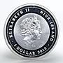 Niue 1 dollar Hockey Club Sibir colored silver coin 2013