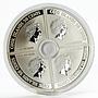 Cook Islands set 4 coin Gas Industry Oil Production colored silver 2006