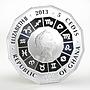 Ghana 5 cedis The Talisman of Luck gilded proof silver coin 2013