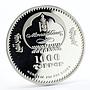 Mongolia 1000 togrog Tsar Ivan IV colored proof silver coin 2007
