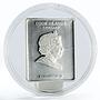 Cook Islands 5 dollars Patron Saints St. Constantine colored silver coin 2010