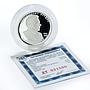 Russia 2 rubles Weapons Designer M.T. Kalashnikov proof silver coin 2019