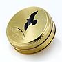 Mongolia 500 togrog Falcon bird gilded silver coin 2015