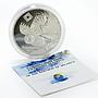 Belarus 20 rubles Bogs of Almany owl proof silver coin 2005