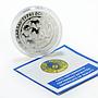 Kazakhstan 500 tenge Petroglyphs Turk Warrior proof silver coin 2003